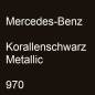 Preview: Mercedes-Benz, Korallenschwarz Metallic, 970.